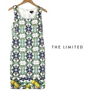THE LIMITED Italian Tile Sleeveless Sheath Dress
